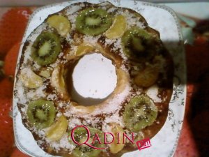 Limonlu  kakaolu keks (foto resept)