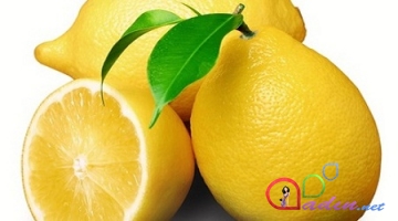 İçi də, xarici də vitamin anbarı-limon