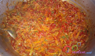 Bibər salatı (foto resept)