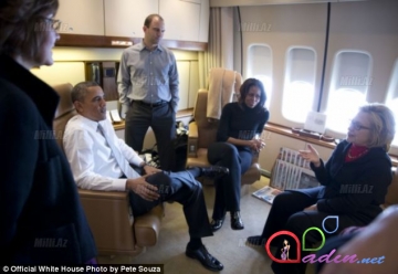 Dünyanın ən eksklüziv uçuşu: Barak Obamanın nadir fotoları