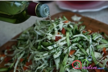 Bibərli kələm salatı (foto resept)