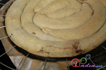 Kokoslu-albalılı tort (foto resept)