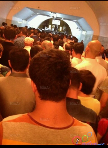 Bakı metrosunda sərnişin zilləti