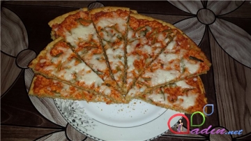 Mozzarella pendirli pizza(foto resept)