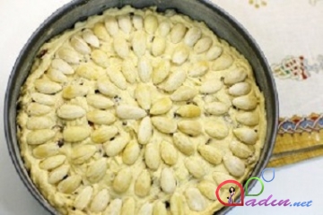 Badamlı keks (foto resept)