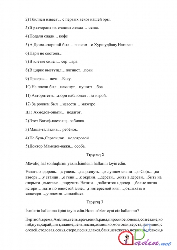 Rus Dili dərs-10