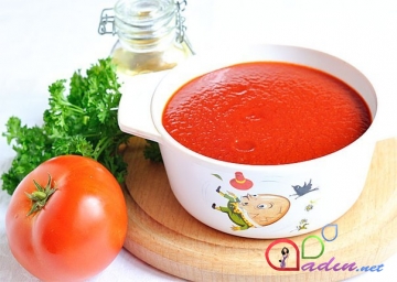 Pizza bişirmək üçün pomidor sousu (foto resept)