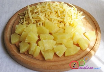 Ananas salatı (foto resept)