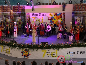 Şəki "İpək yolu" VII Beynəlxalq musiqi festivalı başlayıb 