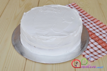Biskvitlı tort (foto resept)
