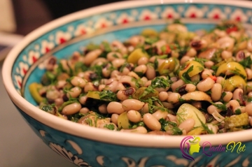 Lobya salatı (foto-resept)
