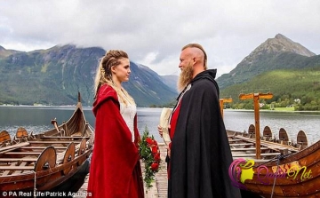 Son 1000 ildə ilk dəfə: vikinq toyunda evləndilər-FOTO