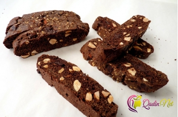 Şokoladlı və fındıqlı biscotti (foto-resept)