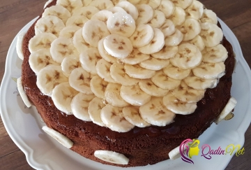 Bananlı pambıq tort (foto-resept)