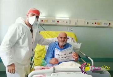 100 yaşlı kişi koronavirusa qalib gəldi - FOTO