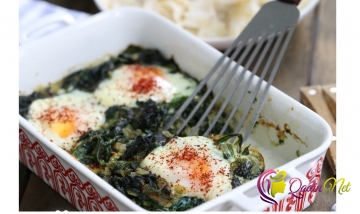 Sobada yumurtalı ispanak (foto-resept)