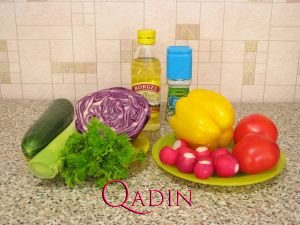 Vitaminli salat (foto resept)