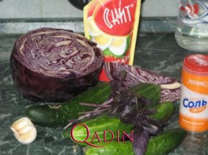 Kələm salatı (foto resept)