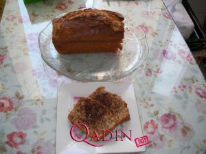 Köklü,darçınlı,qozlu keks (foto resept)