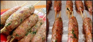 Ev şəraitində lülə-kabab (foto resept)