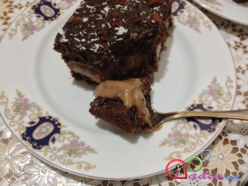 Pendirli-şokoladlı tort (foto resept)