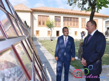 Prezident “Şəkixanovların evi” ilə tanış olub