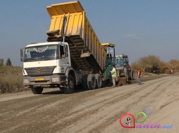 Hacıqabul-Bəhramtəpə avtomobil yolunda yeni körpülər tikilir