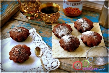 Fındıq əzməli şokoladlı keks (foto resept)