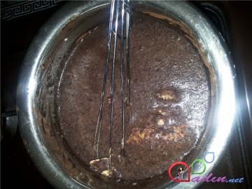 Şokolad souslu peçenye (foto resept)