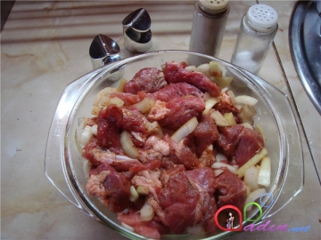 Sobada kartoflu ət (foto resept)
