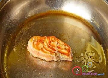Qızıl balıqlı yaşıl şorba (foto resept)