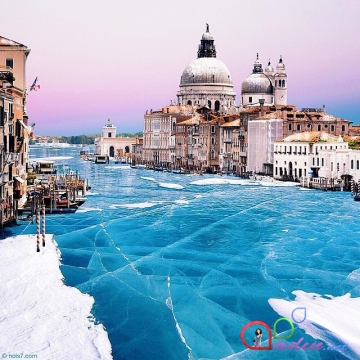 Buz bağlamış Venesiya - FOTOSESSİYA