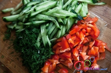 Bibərli kələm salatı (foto resept)