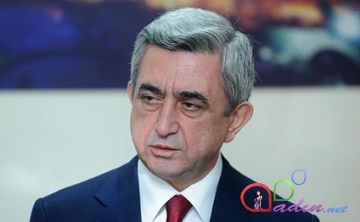 Sarkisyan: "Qarabağ uğrunda müharibə bitməyib"