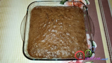 Şokolad souslu kremli keks (foro resept)
