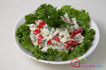 Sadə salat (foto resept)