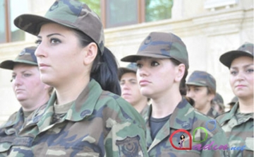 Azərbaycan ordusunda qadınların sayı artır