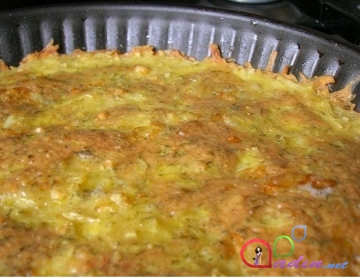 Sarımsaqlı-kartoflu zapekanka (foto resept)