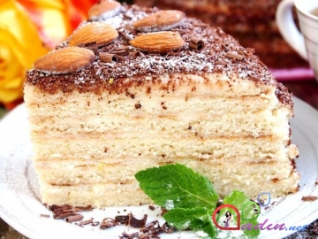 Qaymaqlı tort(foto resept)