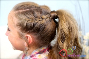 Qız uşaqları üçün saç düzümləri(2)