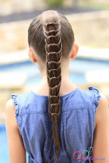 Qız uşaqları üçün saç düzümləri(2)