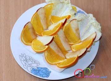 “Ananas” salatı (foto resept)