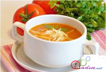 Türksayağı tomat şorbası (foto resept)