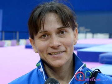 Oksana Çusovitina Bakıda qızıl medal qazandı