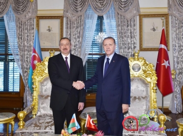 Prezident İlham Əliyev İstanbulda Ərdoğanla görüşdü