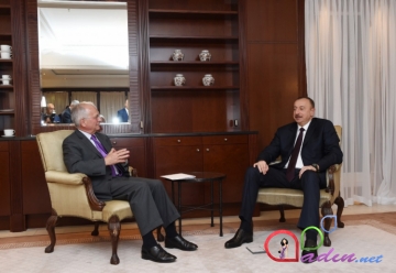 Azərbaycan prezidenti Münhen Təhlükəsizlik Konfransının sədri ilə görüşüb