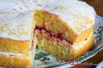 Biskvitlı tort (foto resept)