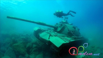 Türkiyədə 45 tonluq tank dənizdə batırıldı