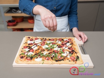 Çiyələkli pizza (foto resept)