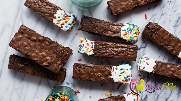 Ağ şokoladlı keks (foto resept)